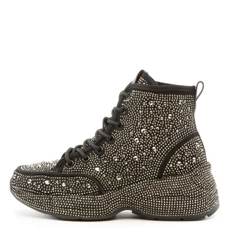 bling platform sneakers.